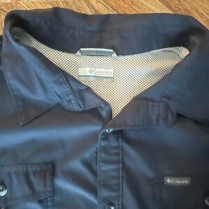 Columbia Men's Dark Blue Shirt Jacket